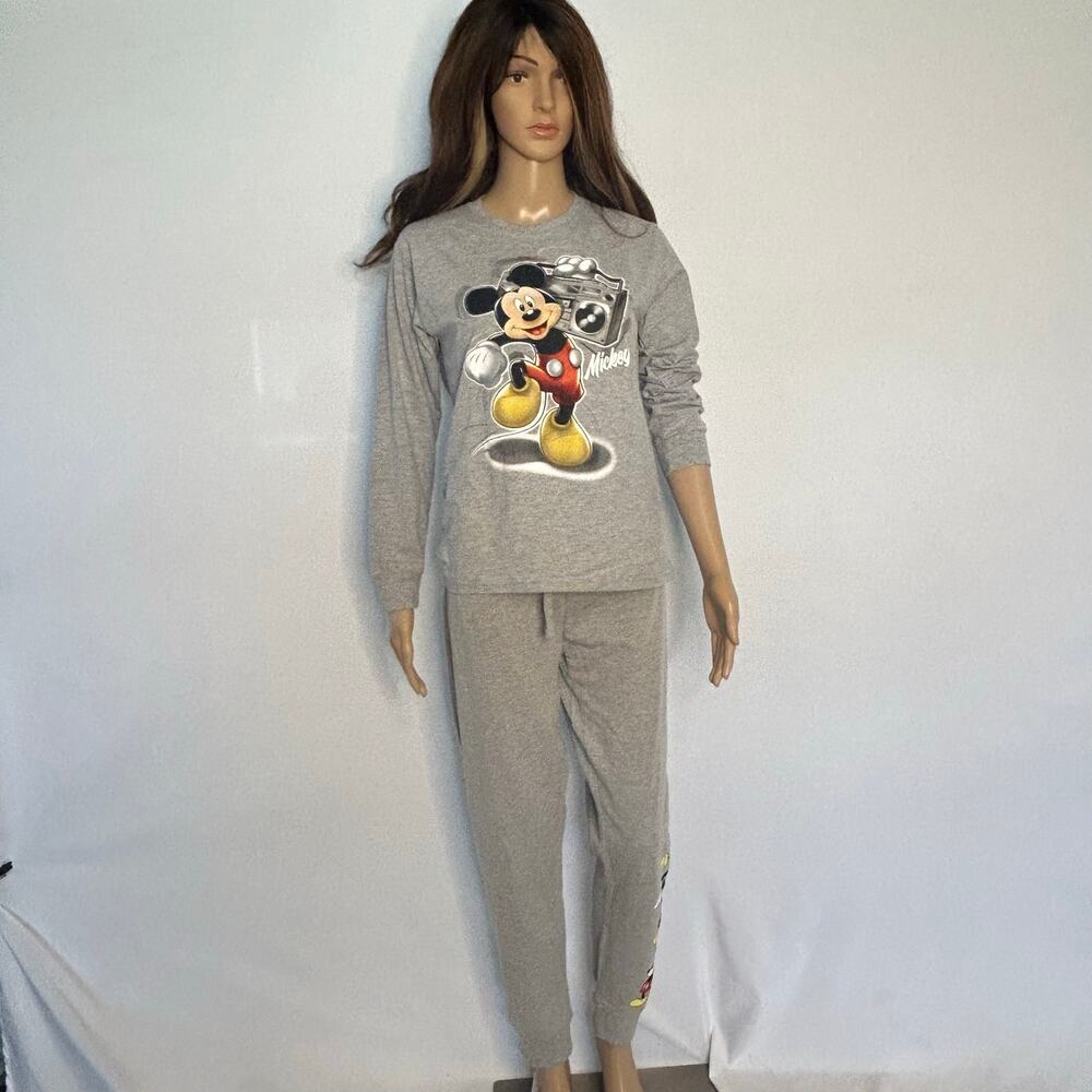NWT Disney Mickey Mouse Music to My Ears Lounge Set Shirt L Pants XL